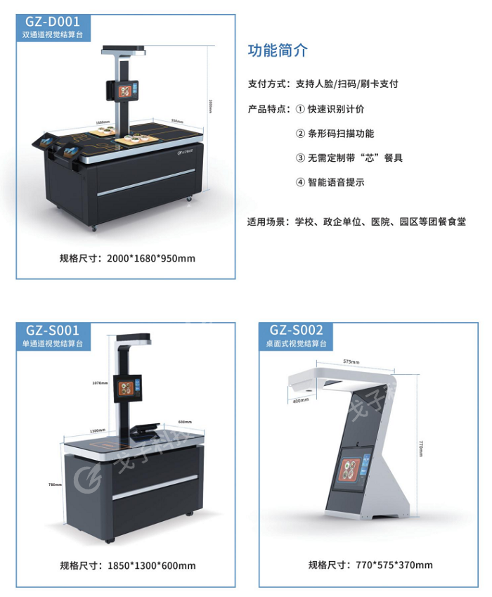 擁有刷臉支付的視覺結算臺是否會更加方便！